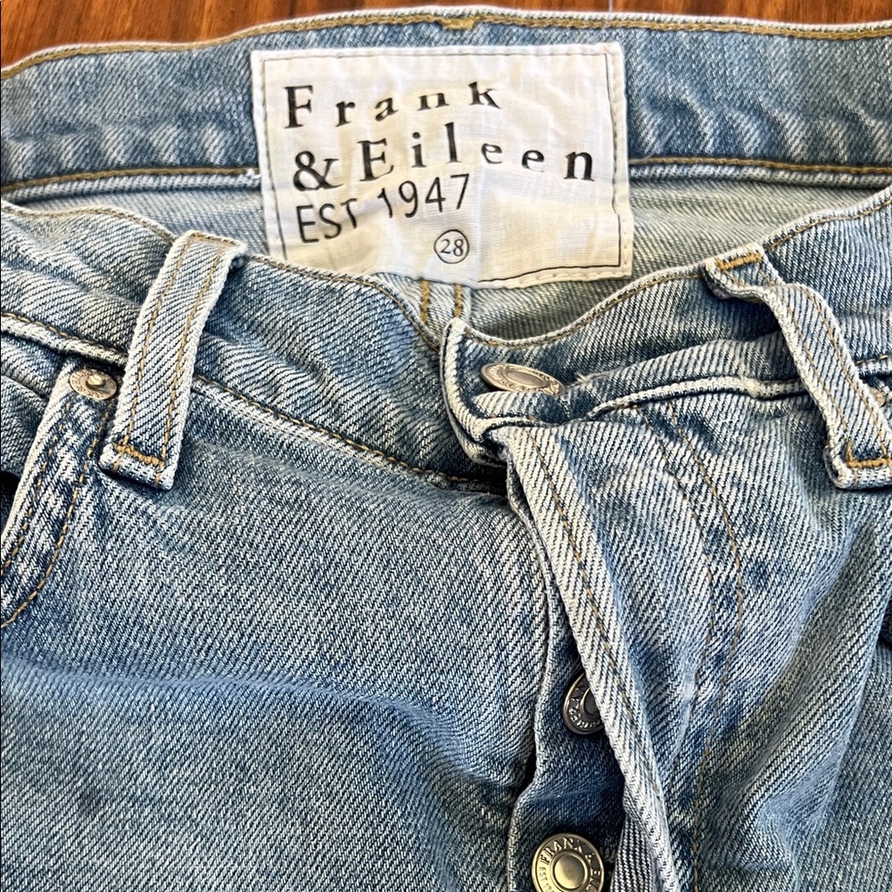 Frank & Eileen Light Blue Cropped Jeans - Picture 5 of 7